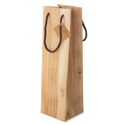 Bolsa Botella Publicitaria con Efecto Madera